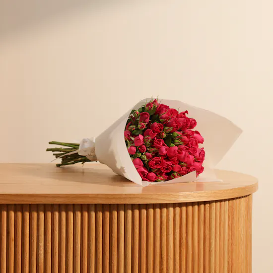 Blissful Baby Rose Bouquet | 12 Flowers