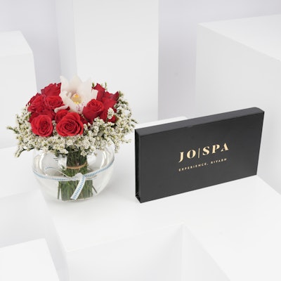 Jo Spa Gift Card with Sweet Delicacy Vase