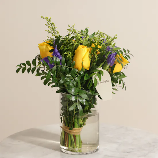 Nua Classic Luxury Blue Large Bonbon Box | Eid Celebration Flower Vase