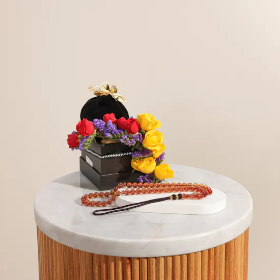 Bazma Saffron Brown Mesbah | Stunning Flowers