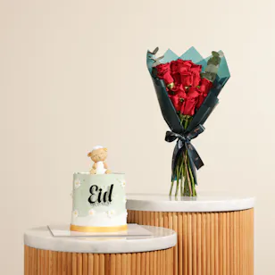 Cake Boutique Eid Mubarak Cake | Fresh Flowers 