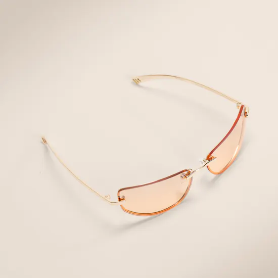 Le Specs Bubbles Wrap Gold Women's Sunglasses