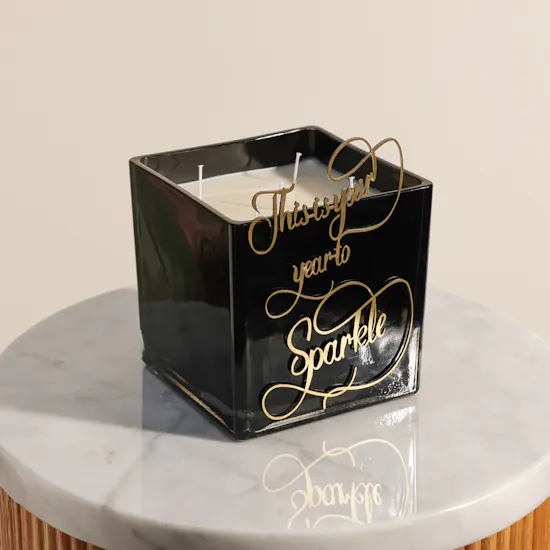Nine This is Your Year to Sparkle Candle