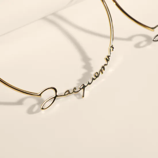Jacquemus Signature Gold-plated Hoops Earrings