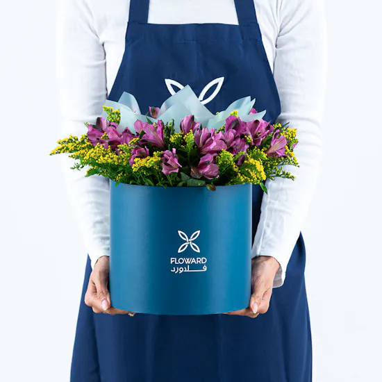Father's Day Chocolates | Purple Flowers