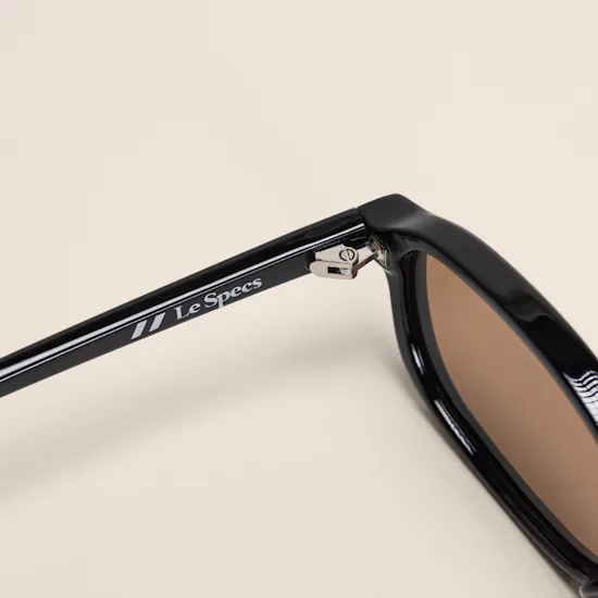 Le Specs Honey Pot Rectangle Black Women's Sunglasses