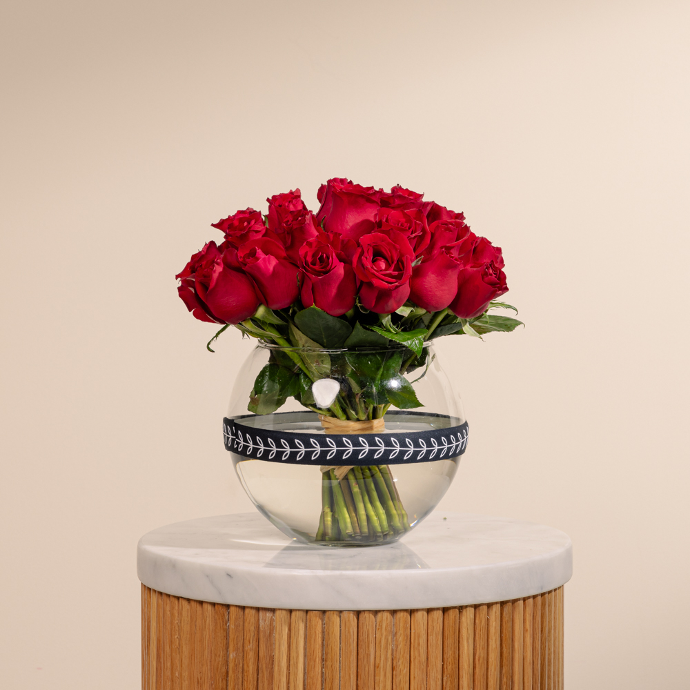 Red Roses | Flowers Vase 