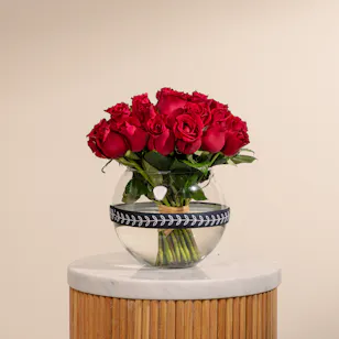 Red Roses | Flowers Vase 