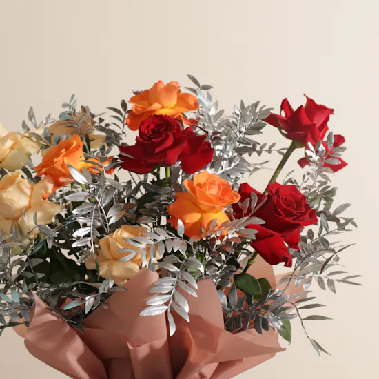 Nua Signature Arabesque Large Chocolate Box | Charming Flower Bouquet