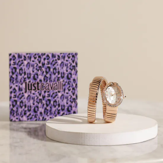 Just Cavalli Fiore Rose Gold Women’s Watch
