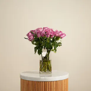 Purple Luxe Rose Vase