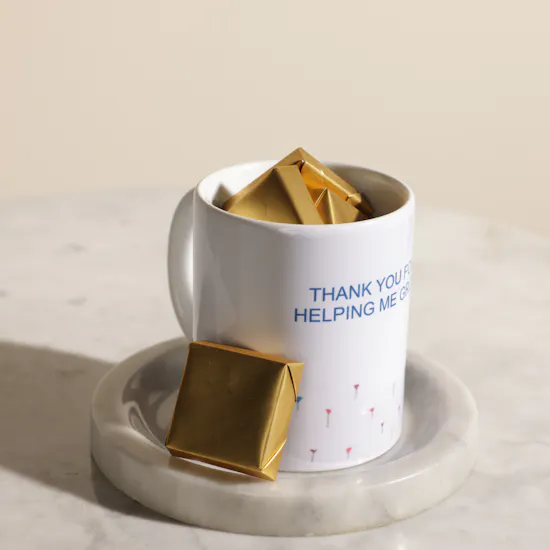 Floward Gratitude Chocolate Mug | 10 Pieces