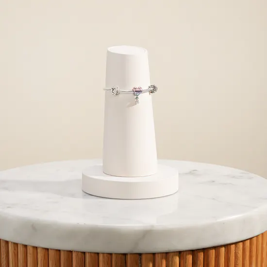 Pandora Snake Chain Birthday Heart Bracelet