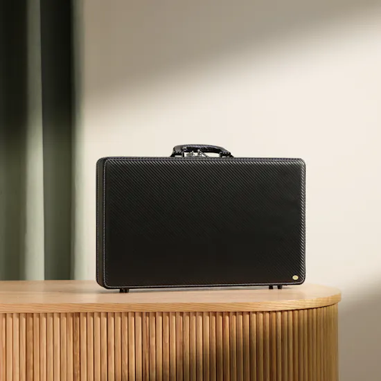Heisse & Söhne Designhütte Black Tampa Carbon Watch Box | 24 Slots