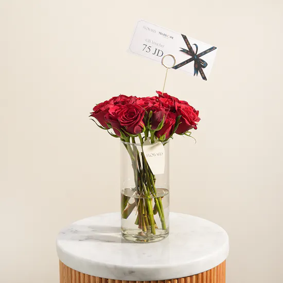Telescop Derma Signature Skin Ritual Unisex Gift Voucher | Serene Flower Vase