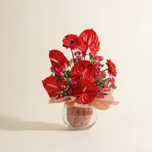 Passion Flowers Vase 