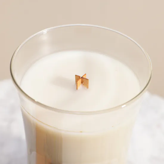 WoodWick Vanilla Bean Large Hourglass Candle | 609 g