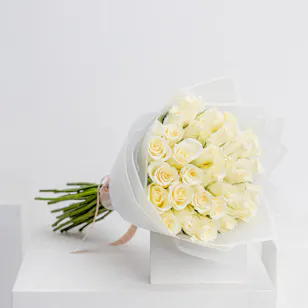 Graceful White Rose Bouquet Graceful White Rose Bouquet
