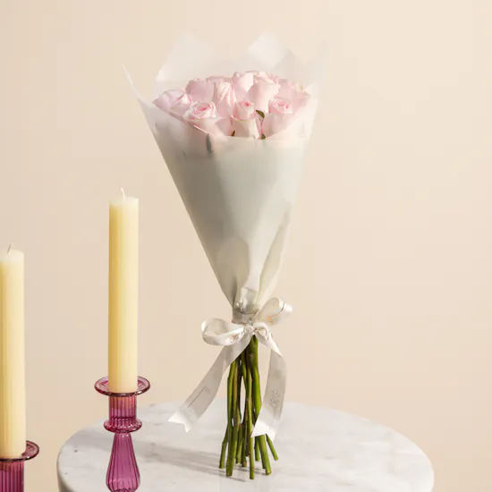 Candle Connection Candle Holder Set | Fleur Chocolate Box and Beauty Flowers Bouquet