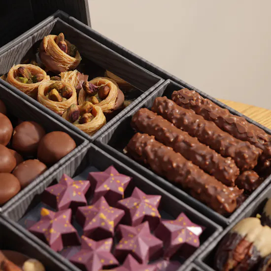 Chocolate Creations Eid Mubarak Grand Assortment Sweets Box