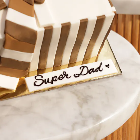 Floward Super Dad Cake | Radiant Bliss Flower Bouquet