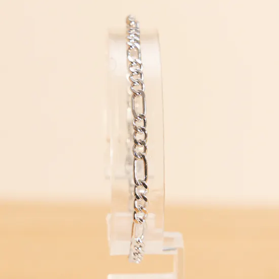 Felizmoda Unique Shape Silver Bracelet for Men