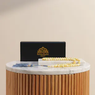 Royal Palace Golden Amber Powder Blue Karkosh Misbaha