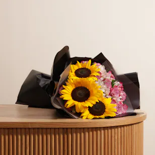 Summer Shades Bouquet | Black Wrap