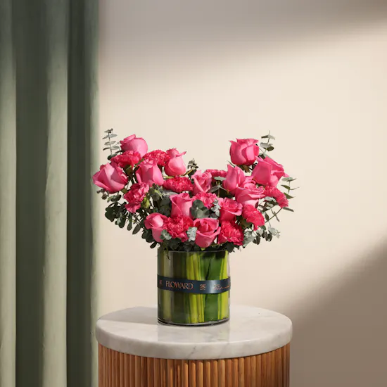 Velvet Touch Flower Vase