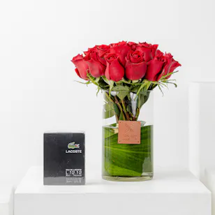 Lacoste L.12.12 Noir | Floral Romance