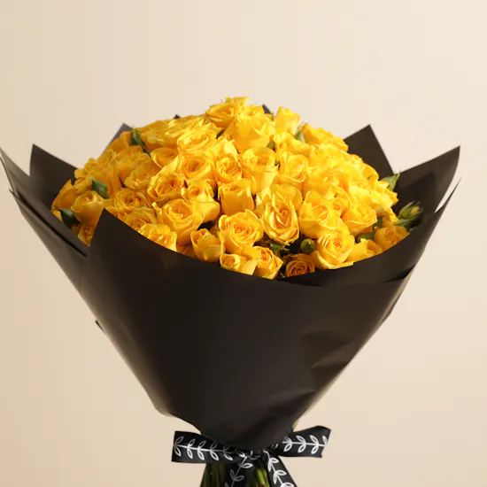 Sunny Daydream Bouquet | 35 Baby Roses