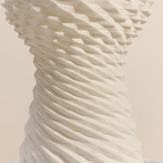 Floward 3D Rounded White Vase