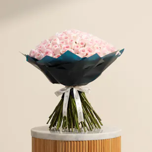 Enchanting 100 Pink Rose Bouquet