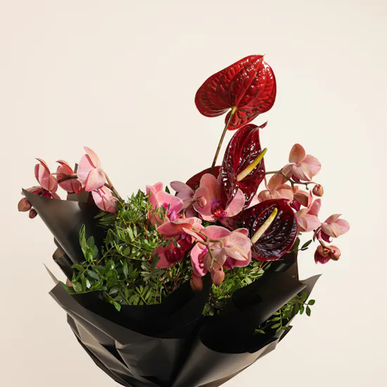 Coral Beauty Flower Bouquet