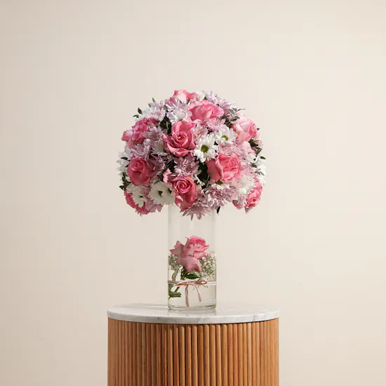 Birthday Elegancy Flowers | Vase