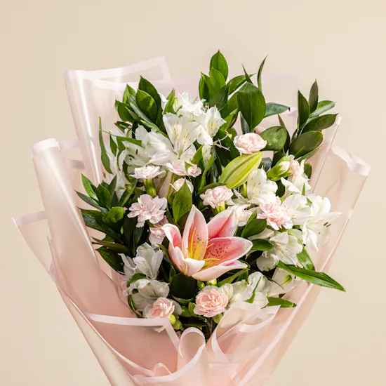 Colorful Flowers Vase