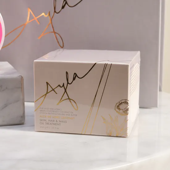 Ayla Naturals Pink Hair and Skincare Kit
