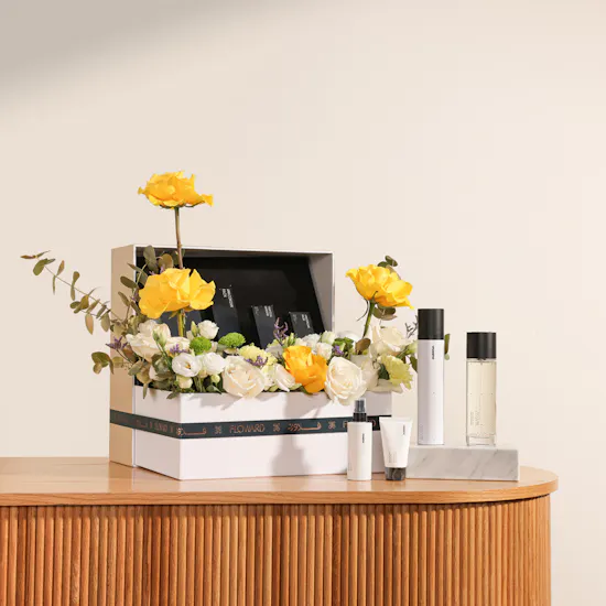 Mubkhar Amazing Gift Set | Cheerful Flowers