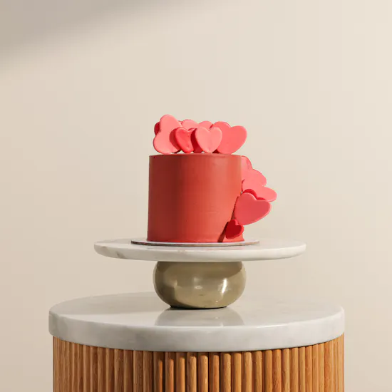 Cle Bakery Red Hearts Cake