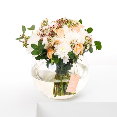 Flowers Serenity | Glass Vase