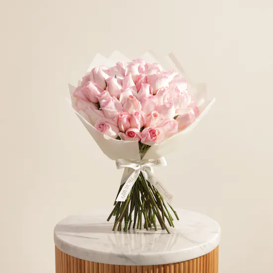 Pure Affection Pink Rose Bouquet