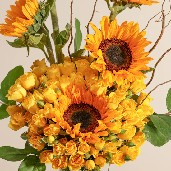 Pure Sunshine Flower Vase