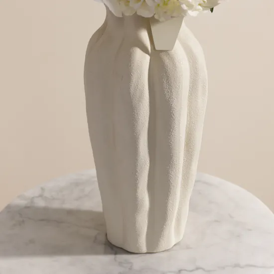 Pure White Hydrangea Vase