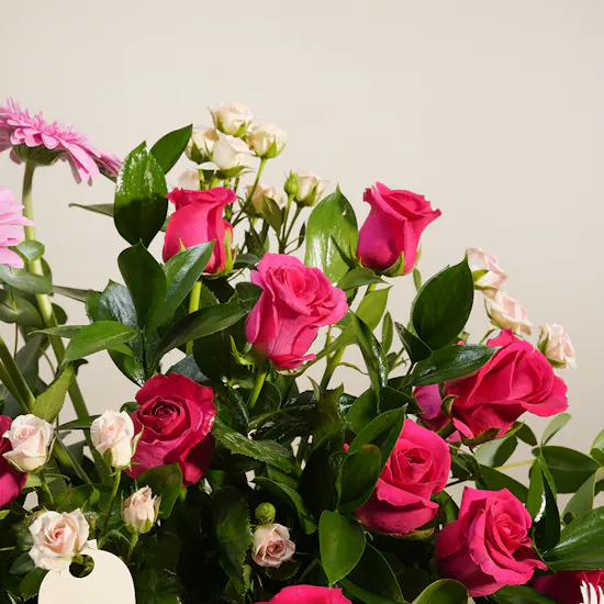 Floward Card 100 USD | Rosy Garden Flower Tray