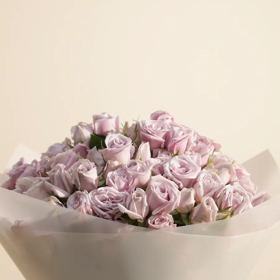 Violet Charm Bouquet | 25 Baby Roses 3