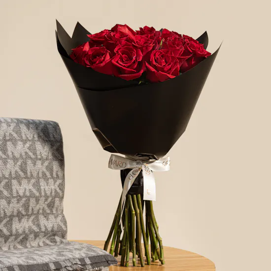 Michael Kors Grey Poncho | Red Majesty Flowers