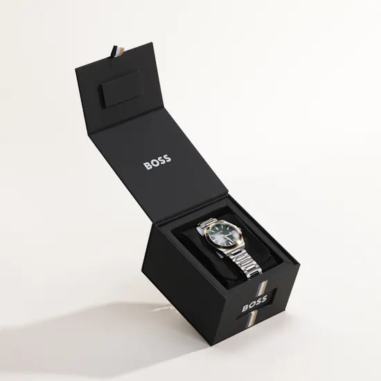 Hugo Boss Strike Gold and Silver Tone Men's Watch