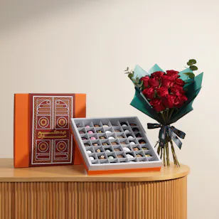 Fillings Chocolate Eid Mubarak Mix Premium Chocolate Box | Joyful Flowers