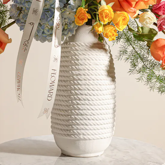 Sunset Whispers Flowers Vase