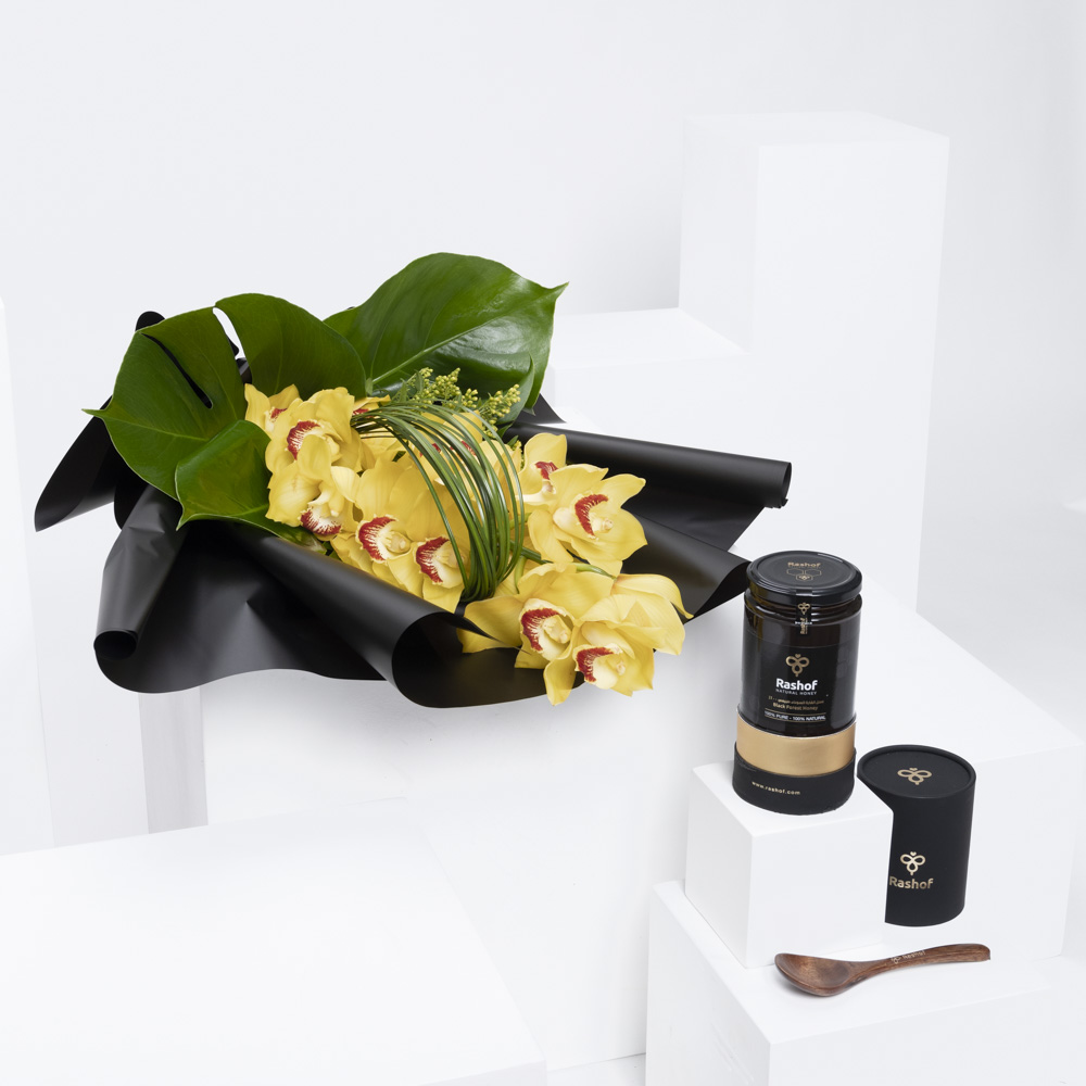 عسل رشوف مع ورد